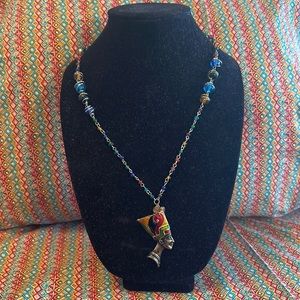 Egyptian inspired pendant necklace